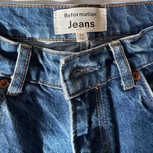Reformation Cary Low Rise Slouchy Jeans